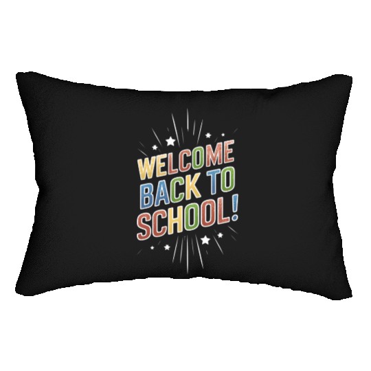 8Welcome Back To School Teacher First Day School Lumbar Pillows