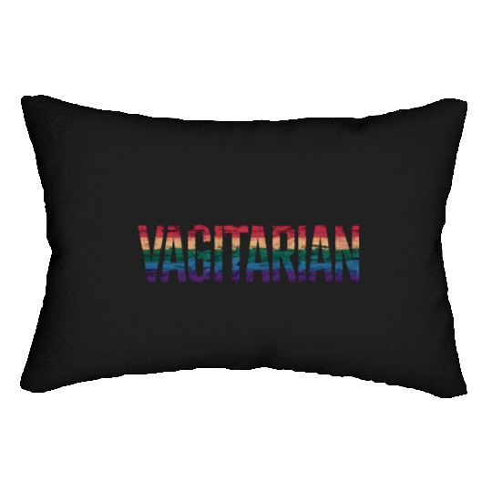 Vagitarian Lesbian Lgbt Pride Month Gay Lumbar Pillows