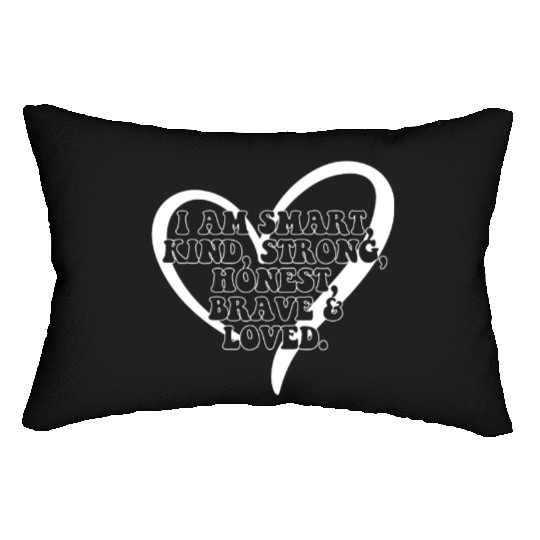 Daily Affirmation Uplifting Quotes Positive Lumbar Pillows