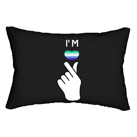 I'm GAY Mini Heart Lumbar Pillows