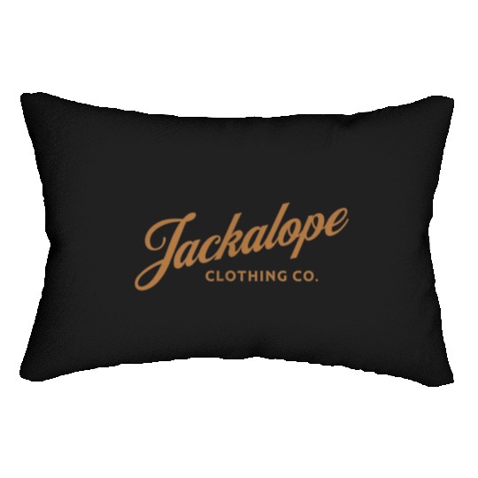 Jackalope Clothing Co Logo Lumbar Pillows