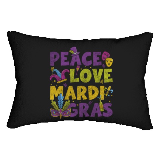 Parade Celebration New Orleans Fun Lumbar Pillows