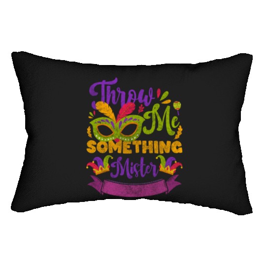 Carnival Party New Orleans Event Lumbar Pillows