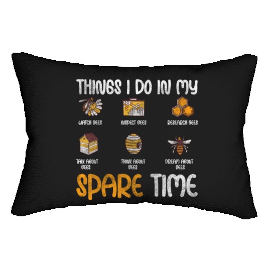 Honey Bee Bees Useful Summer Lumbar Pillows