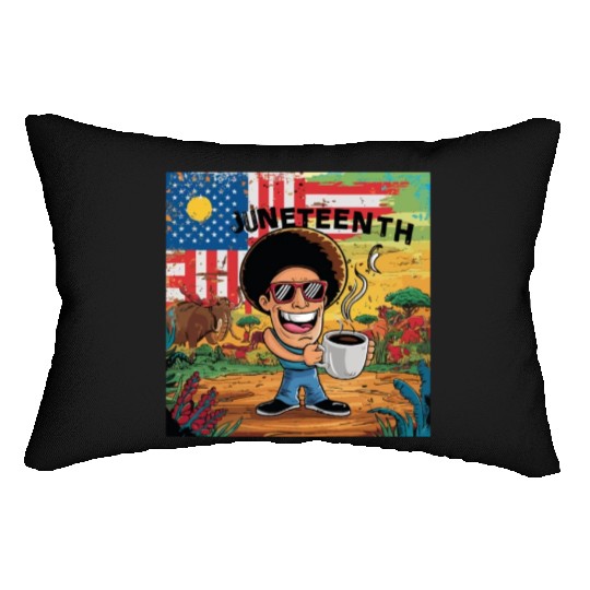 Juneteenth 4Th July Celebrate Fathers Day Coffee Lumbar Pillows