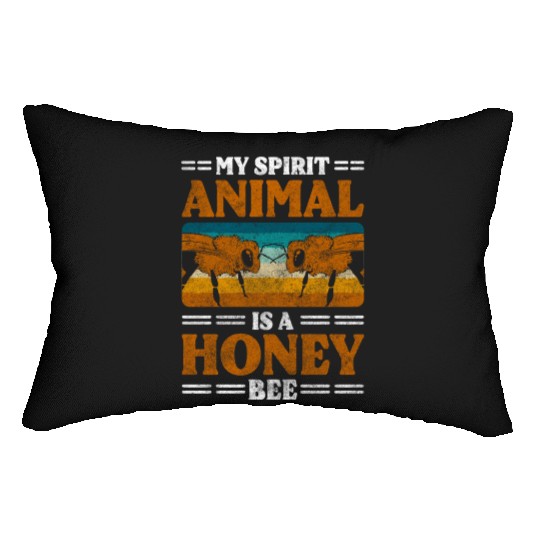 Honey Bee Nature Useful Beekeeper Lumbar Pillows
