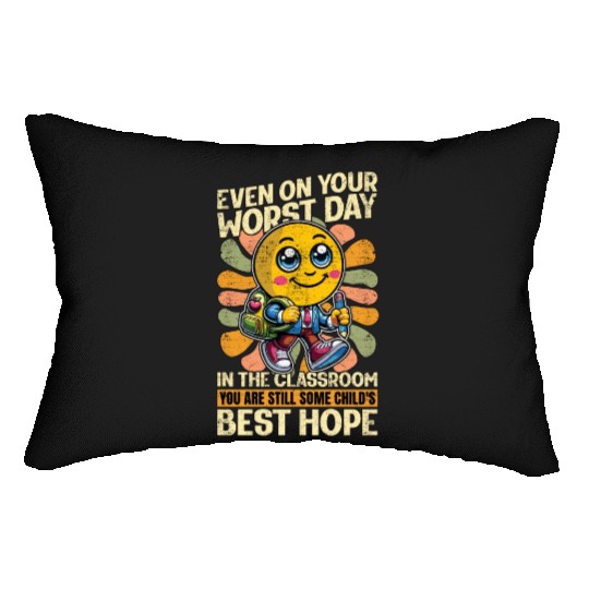 Literature Teacher Even On Your Worst Day Educator Lumbar Pillows