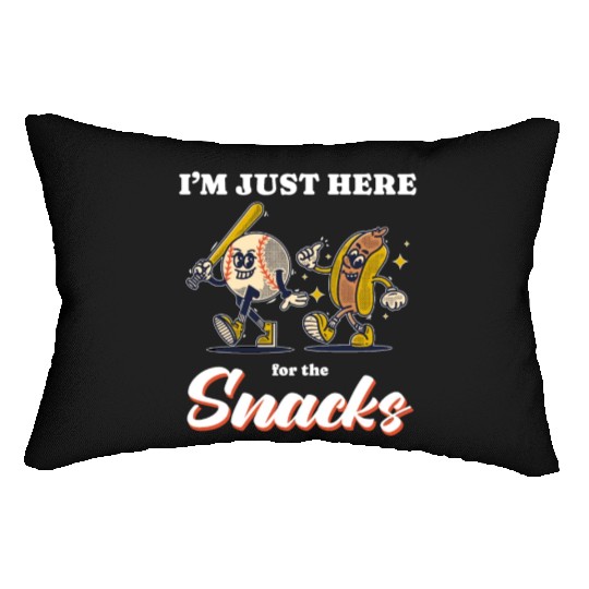 Patriotic Fun: 4th Of July Hot Dogs, Snacks Lumbar Pillows