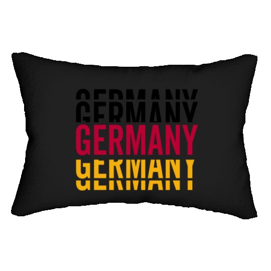 Germany German Lettering National Team Lumbar Pillows