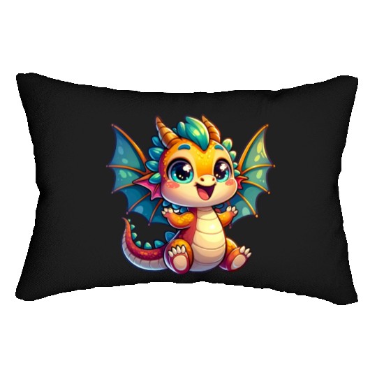 Baby Dragon Lumbar Pillows