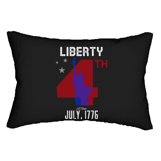 Liberty Been Lit Since July, 1776 4th of July Lumbar Pillows