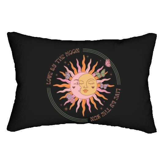 Love By The Moon, Live By The Sun Lumbar Pillows