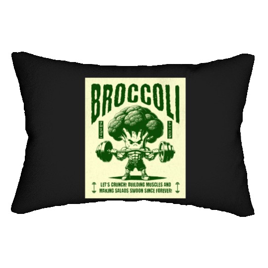 Broccoli fitness. Lumbar Pillows