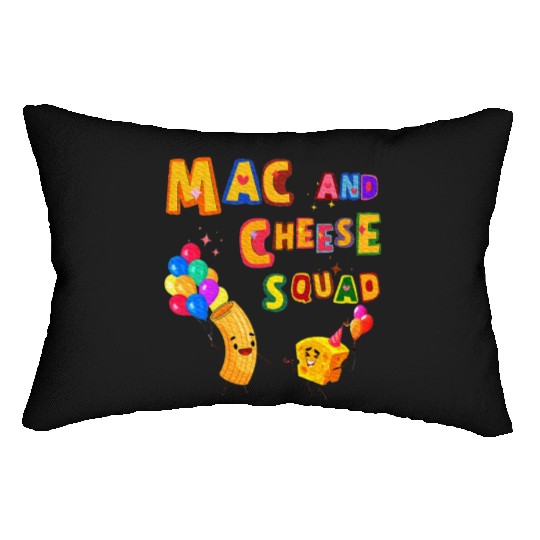 Macaroni And Cheese Mac Cheese Squad Lover Lumbar Pillows