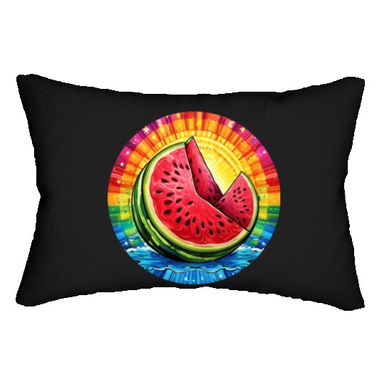 LGBTQ Melon Lumbar Pillows