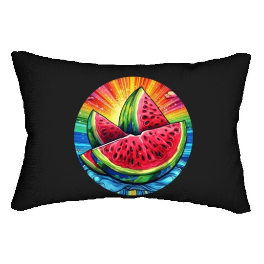 LGBTQ Melon Lumbar Pillows