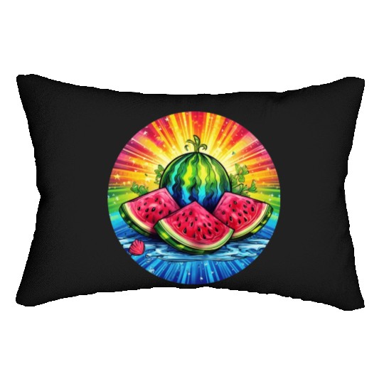 LGBTQ Melon Lumbar Pillows