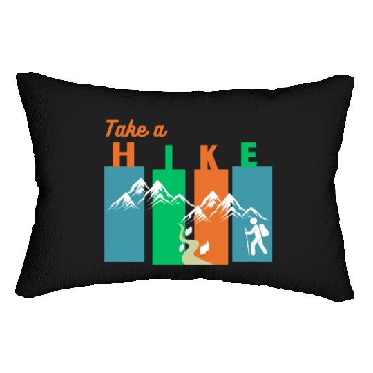 Take a hike Lumbar Pillows