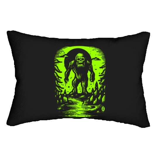 Bigfoot is Alive and Not Nice Lumbar Pillows