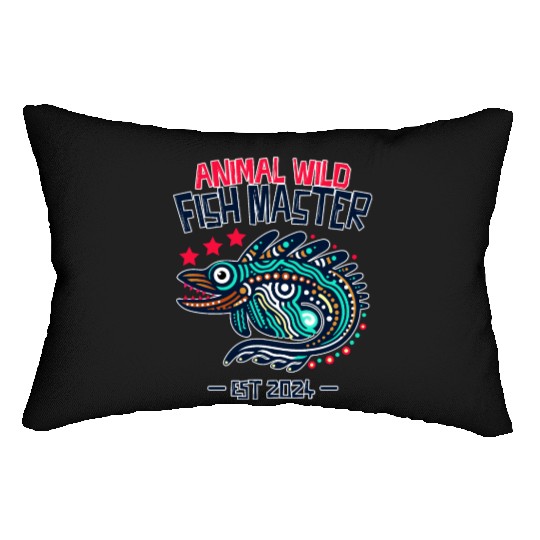 Fish Master River Lumbar Pillows