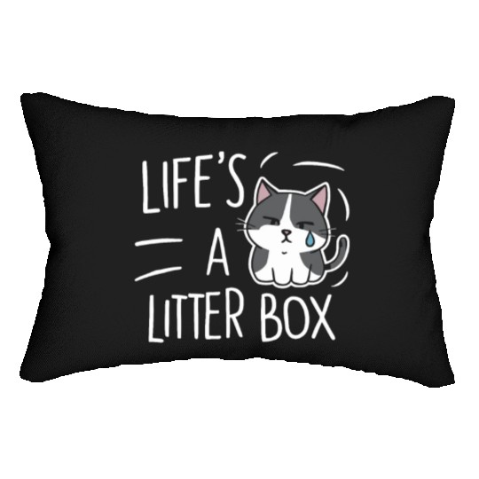 Gothic Emo Cat Design For Cat Lovers And Lumbar Pillows