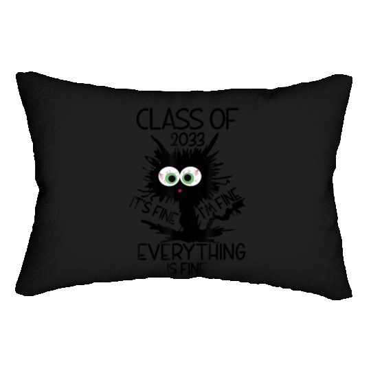 Funny Design Graduation Year 2033 Lumbar Pillows