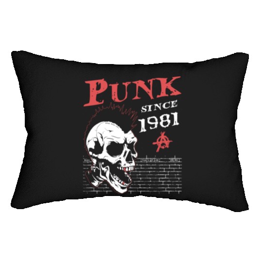 Punks Not Dead, Punk Since 1981, 43 Years Old and Lumbar Pillows
