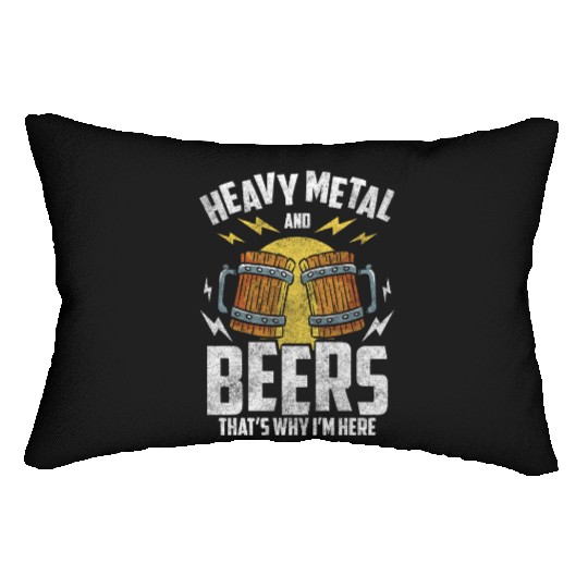 Heavy Metal Hard Rock Death Metal Lumbar Pillows