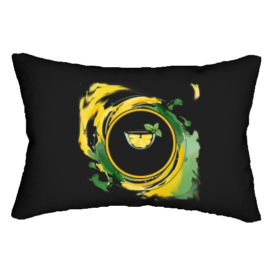 Lemonade in a Glass Lumbar Pillows