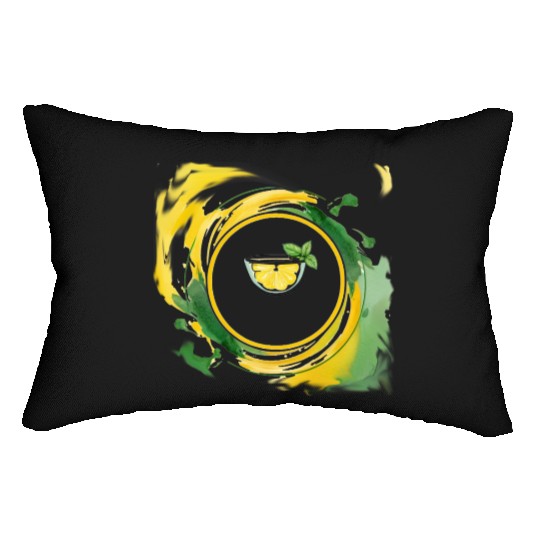 Lemonade in a Glass Lumbar Pillows