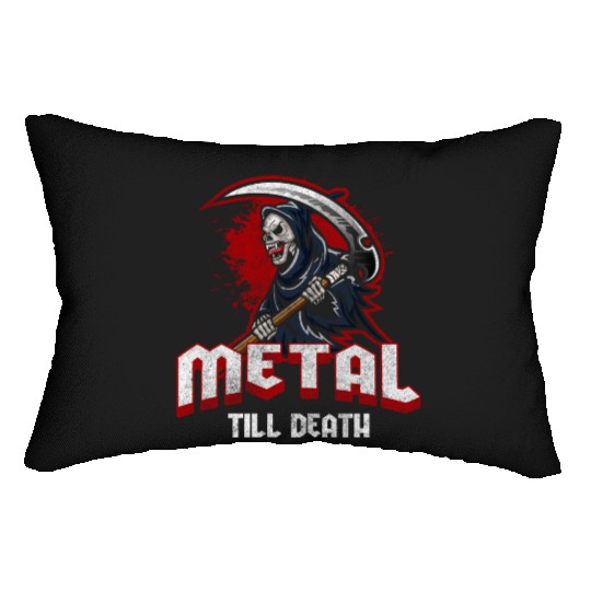 Metal Hard Rock Festival Metalcore Lumbar Pillows