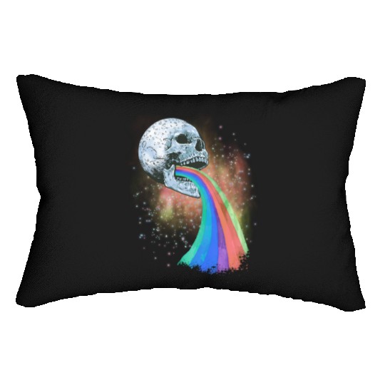 Live Love Lucifer Goth Festival Death Metal Lumbar Pillows