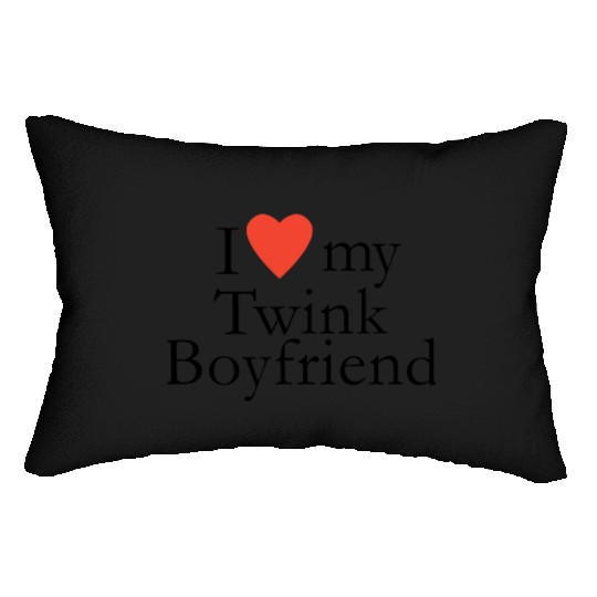 I Love My Twink Boyfriend Lumbar Pillows