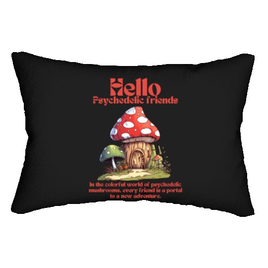Fantasy Fungi Lumbar Pillows