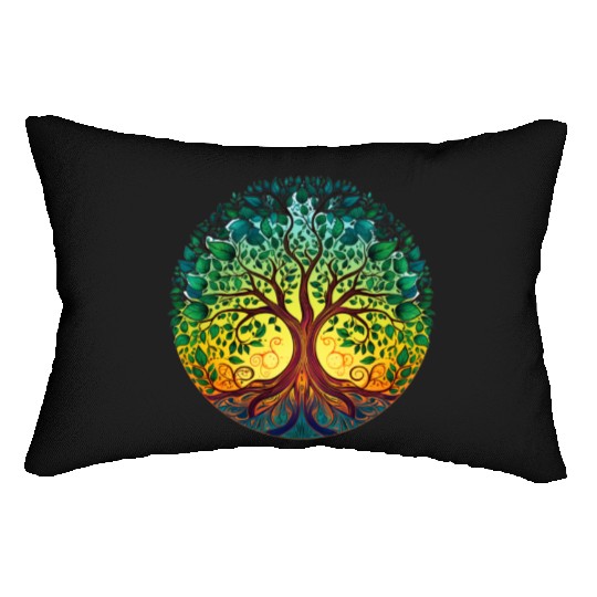 Tree of life, clothing, general items,Tree of Life Lumbar Pillows