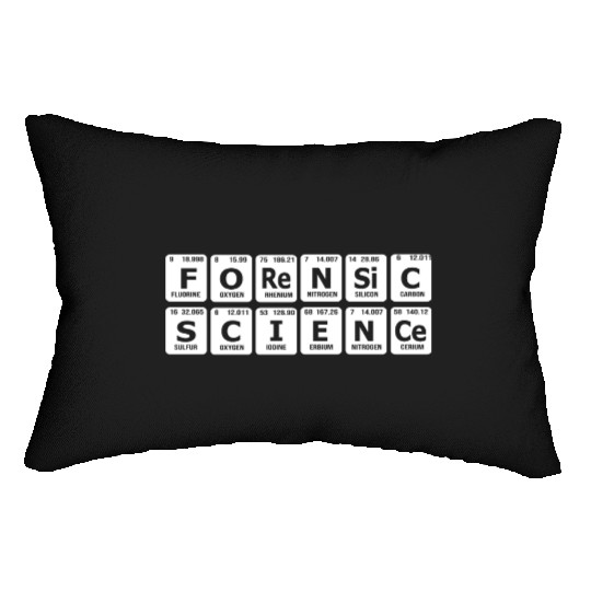 Forensic Scientist Periodic Table Forensic Science Lumbar Pillows