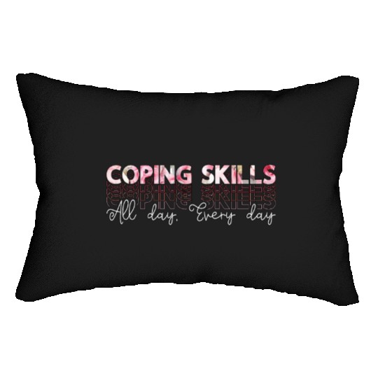 School Counselor Coping Skills All Day Counseling Lumbar Pillows