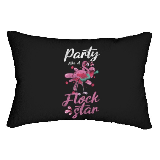 Pool Flamingo Relaxation Water Lumbar Pillows