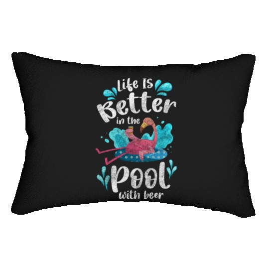 Swimming Pool Sun Swimming Trunks Lumbar Pillows