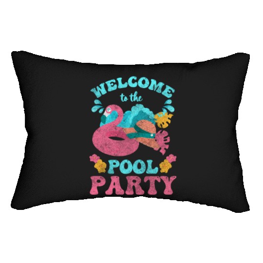 Pool Swimming Sun Alcohol Lumbar Pillows