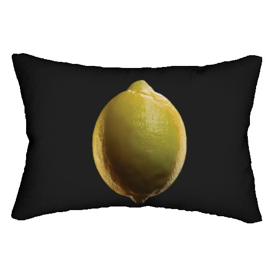 Lemon Realistic Lumbar Pillows
