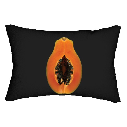 Papaya Realistic Lumbar Pillows