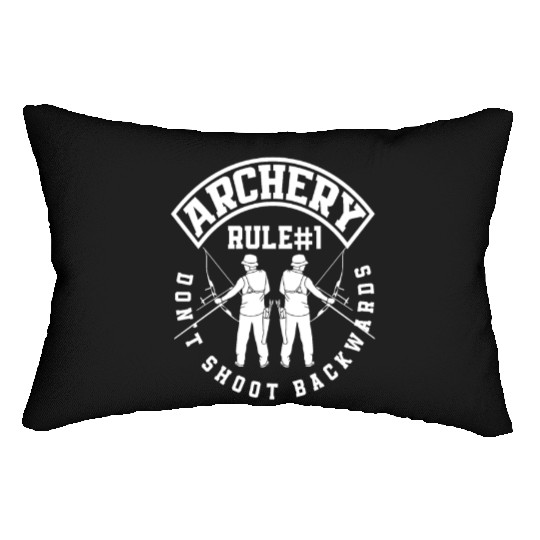 Bow Archery Saying Gift Idea Lumbar Pillows