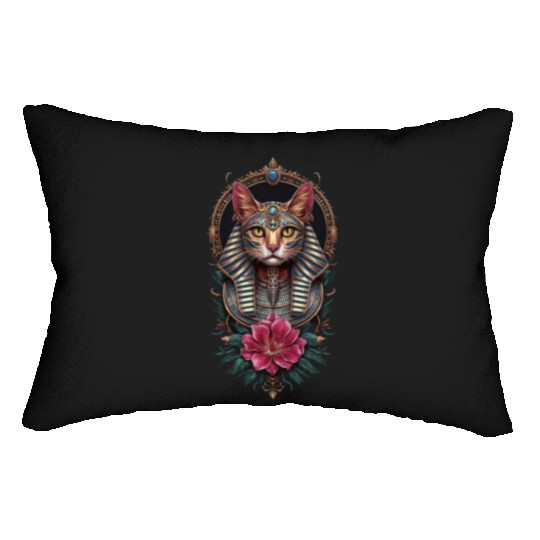 Royal Egyptian Cat Lumbar Pillows