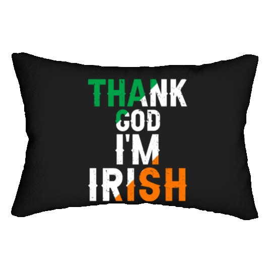 St Patricks Thank God Im Irish Premium Lumbar Pillows