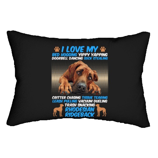 Ridgeback Owner I LOVE MY RHODESIAN RIDGEBACK Lumbar Pillows