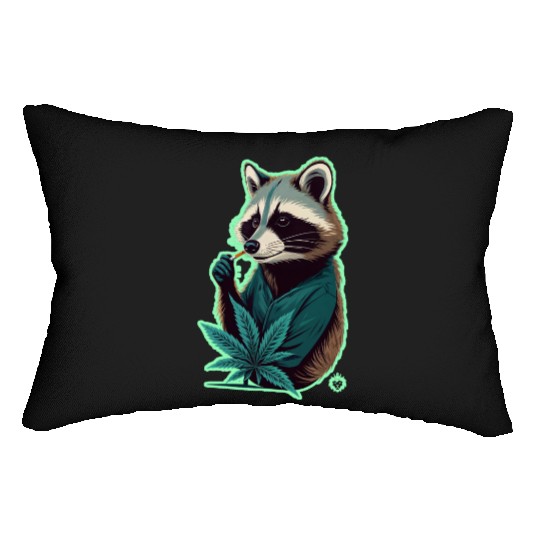 RACCOON WEED Lumbar Pillows
