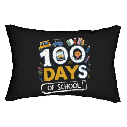 100 Days of School Lumbar Pillows Design