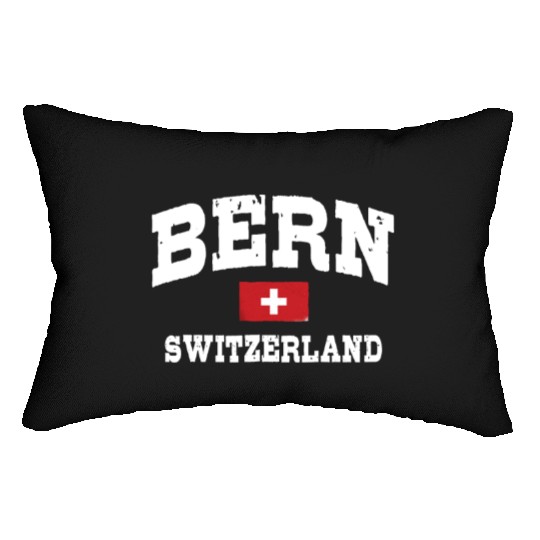 Lake Geneva Switzerland Attractions Weather Lumbar Pillows