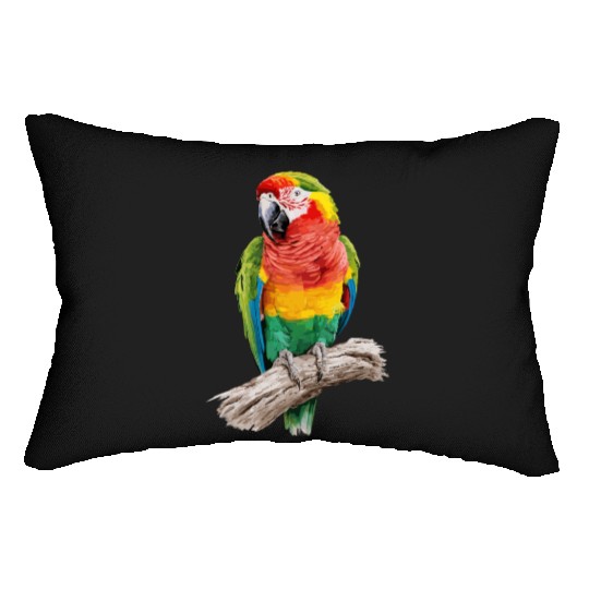 Macaw Parrot for a Bird Lover Animal Lover Lumbar Pillows